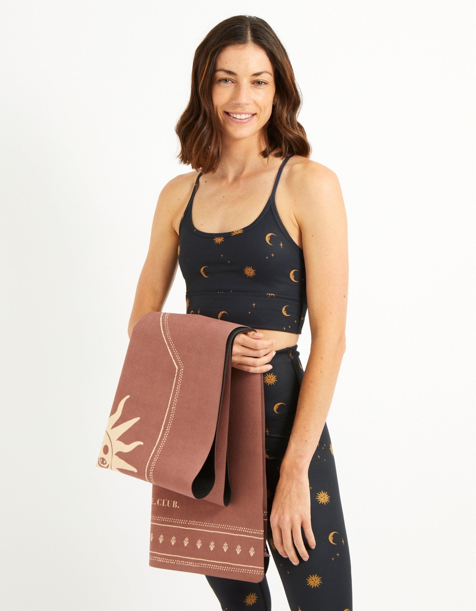 Travel Yoga Mat Ceremony Cinnamon 1 mm - Yogi Peace Club - YOGA MAT