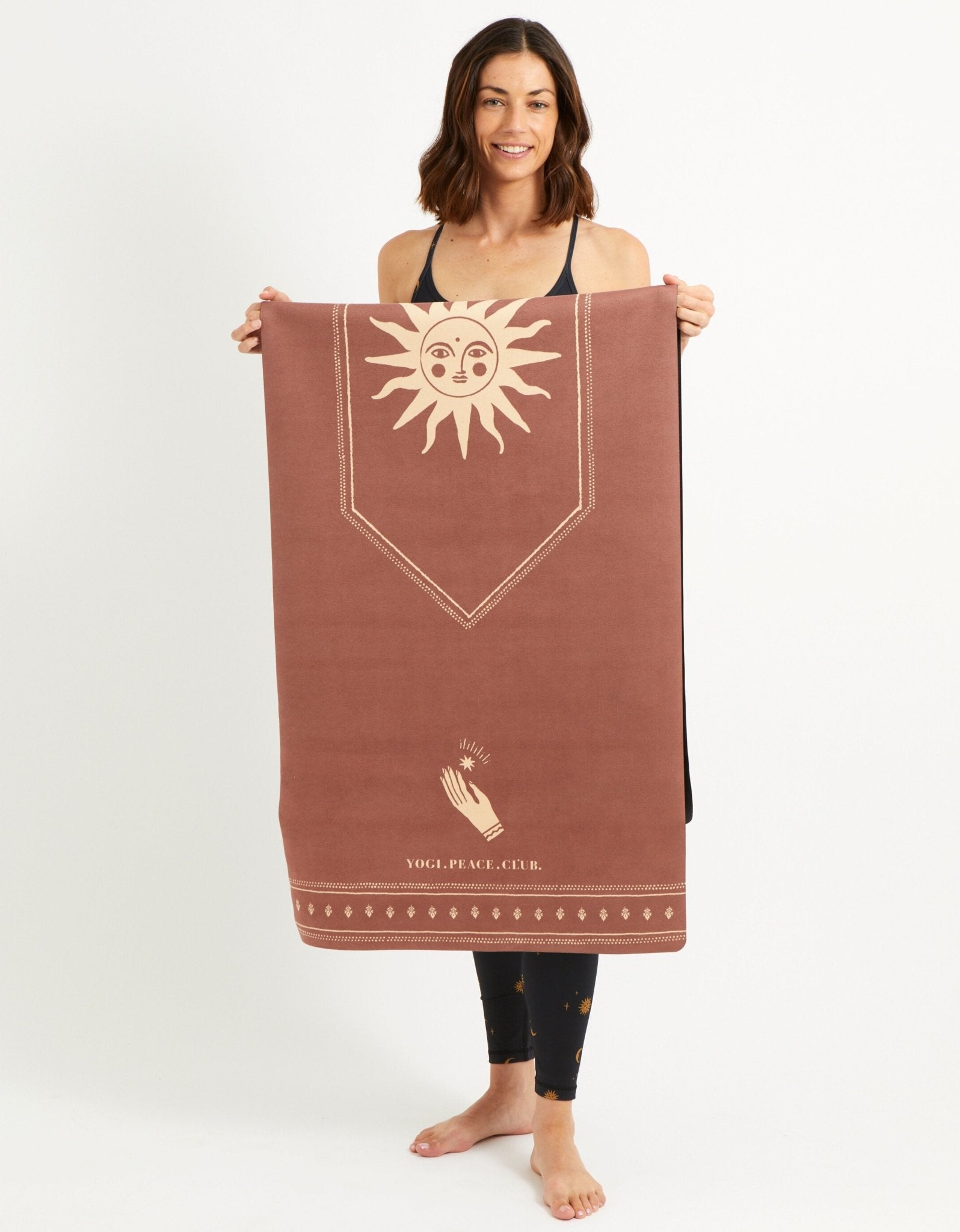 Travel Yoga Mat Ceremony Cinnamon 1 mm - Yogi Peace Club - YOGA MAT