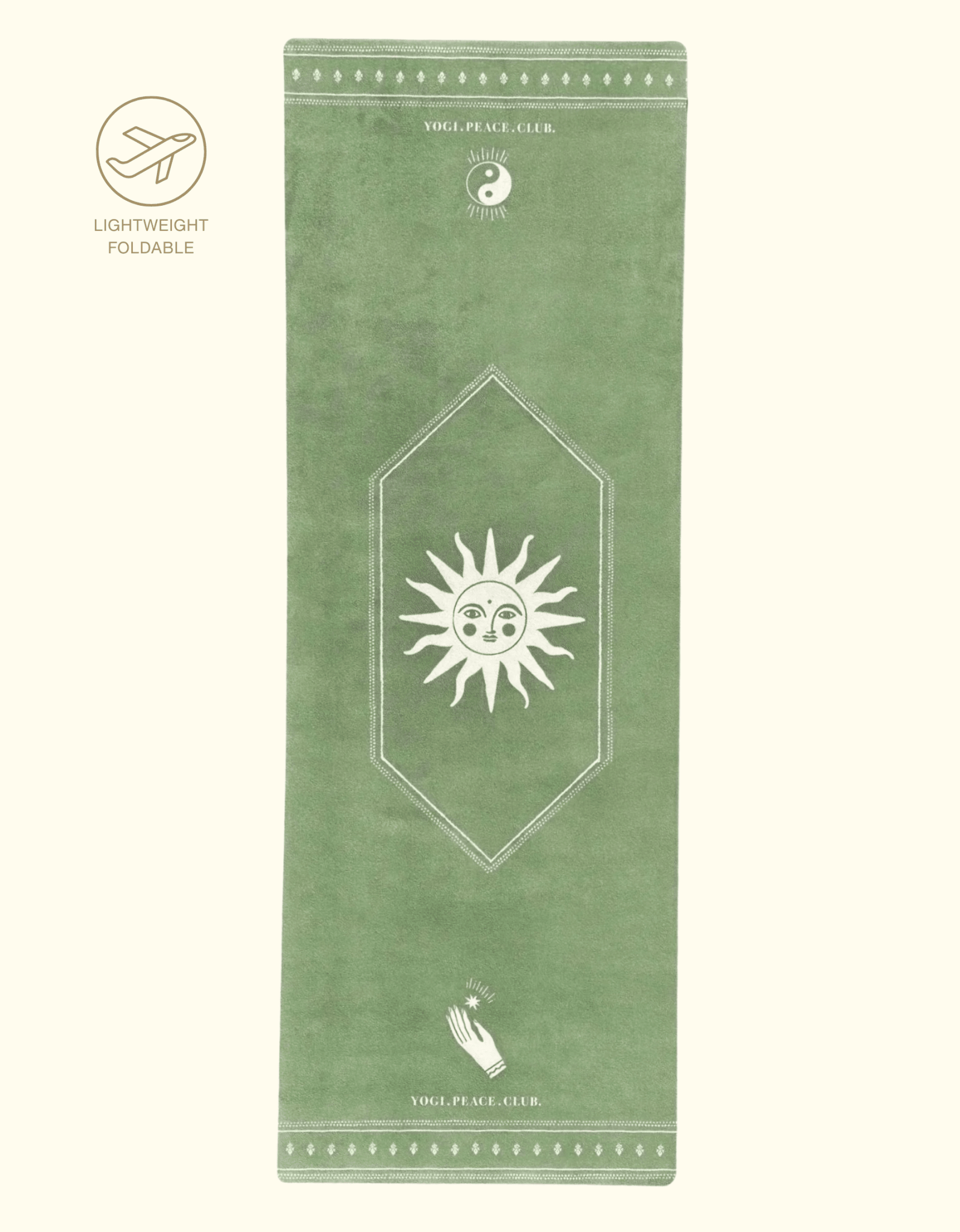 Travel Yoga Mat Ceremony Sage 1 mm