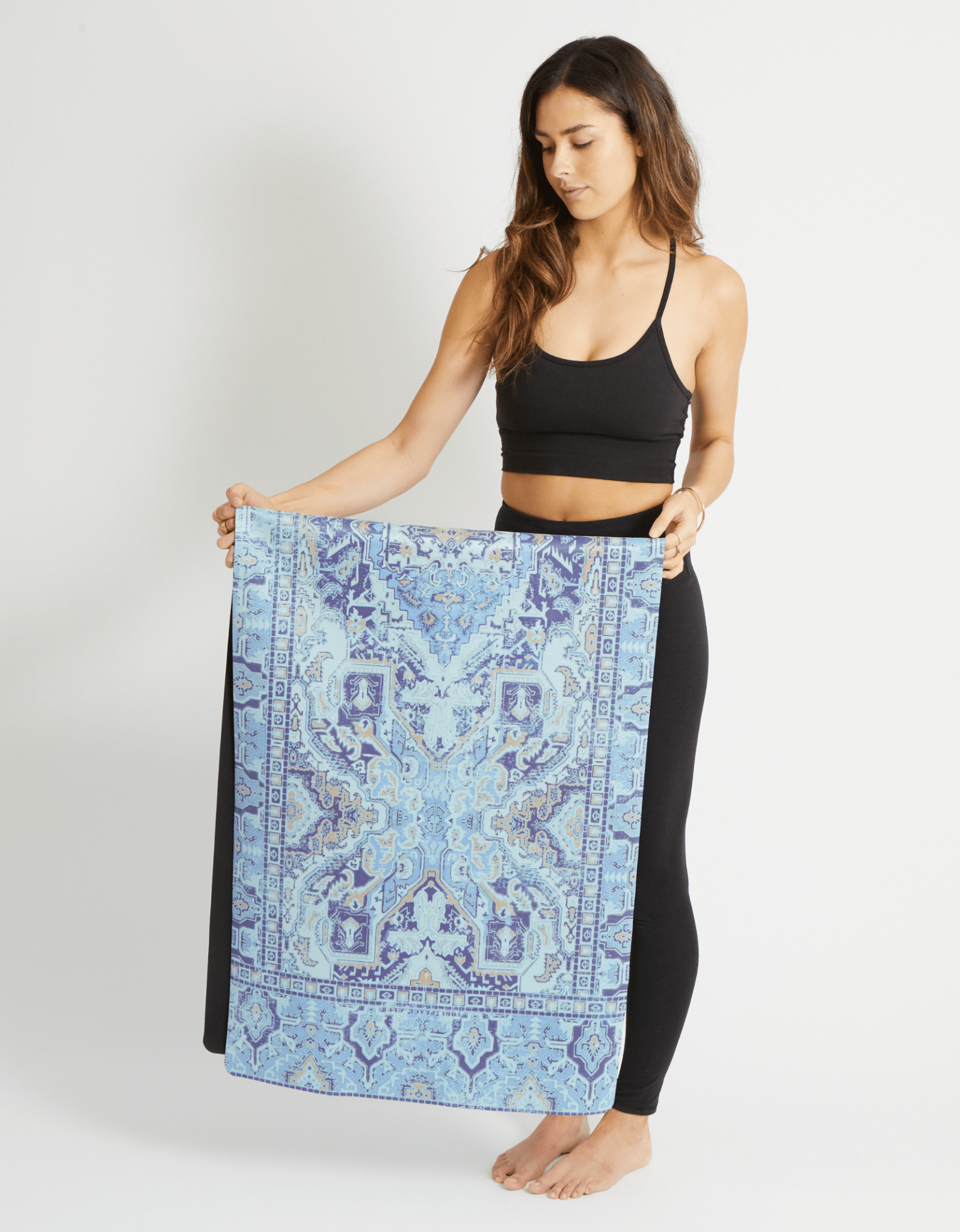 Travel Yoga Mat Oasis Blue 1 mm - COMING SOON - Yogi Peace Club - YOGA MAT