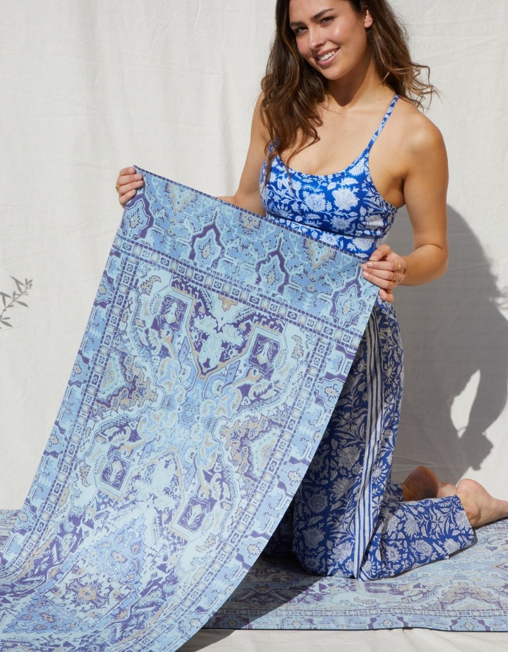 Travel Yoga Mat Oasis Blue 1 mm - COMING SOON - Yogi Peace Club - YOGA MAT