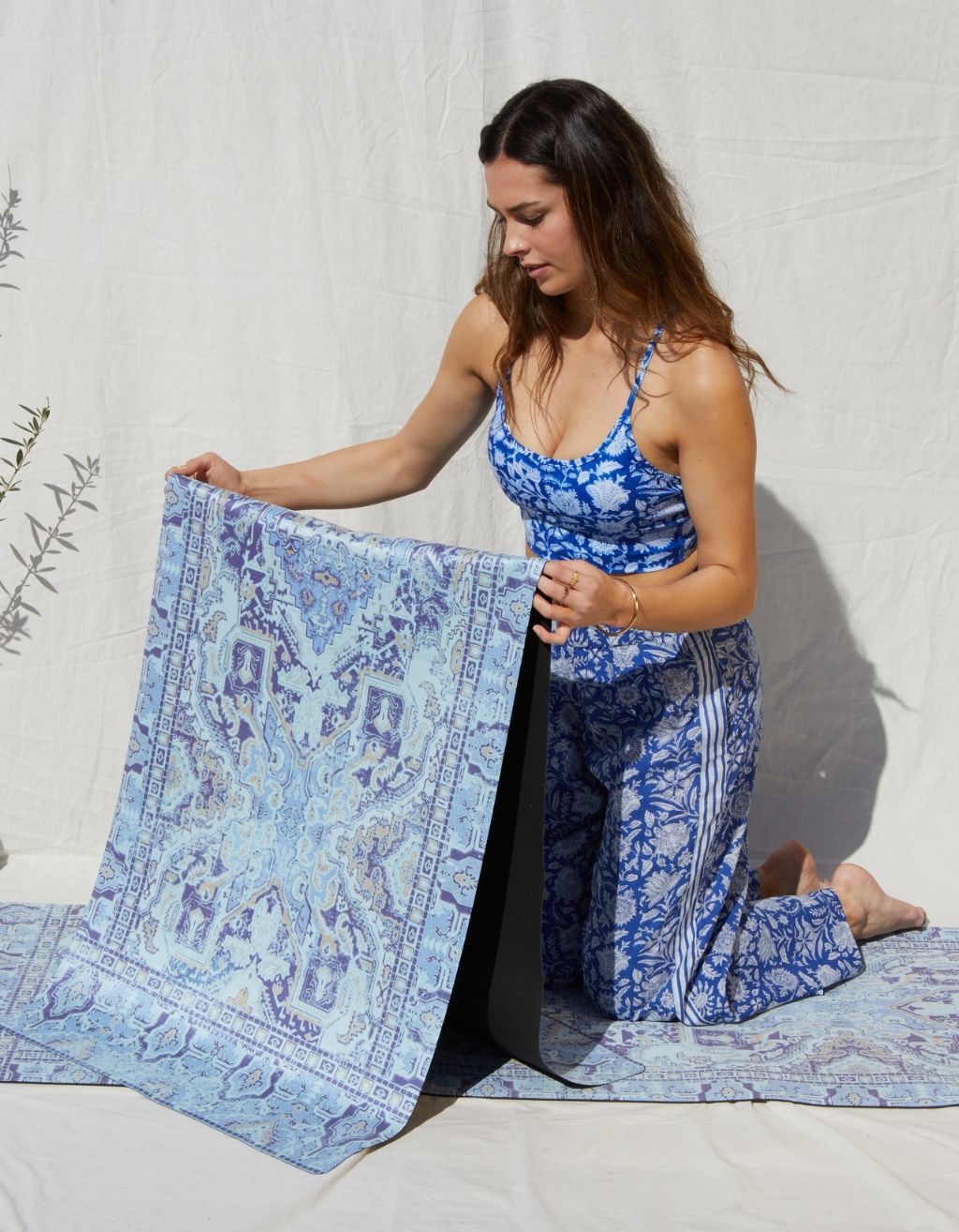 Travel Yoga Mat Oasis Blue 1 mm - COMING SOON - Yogi Peace Club - YOGA MAT