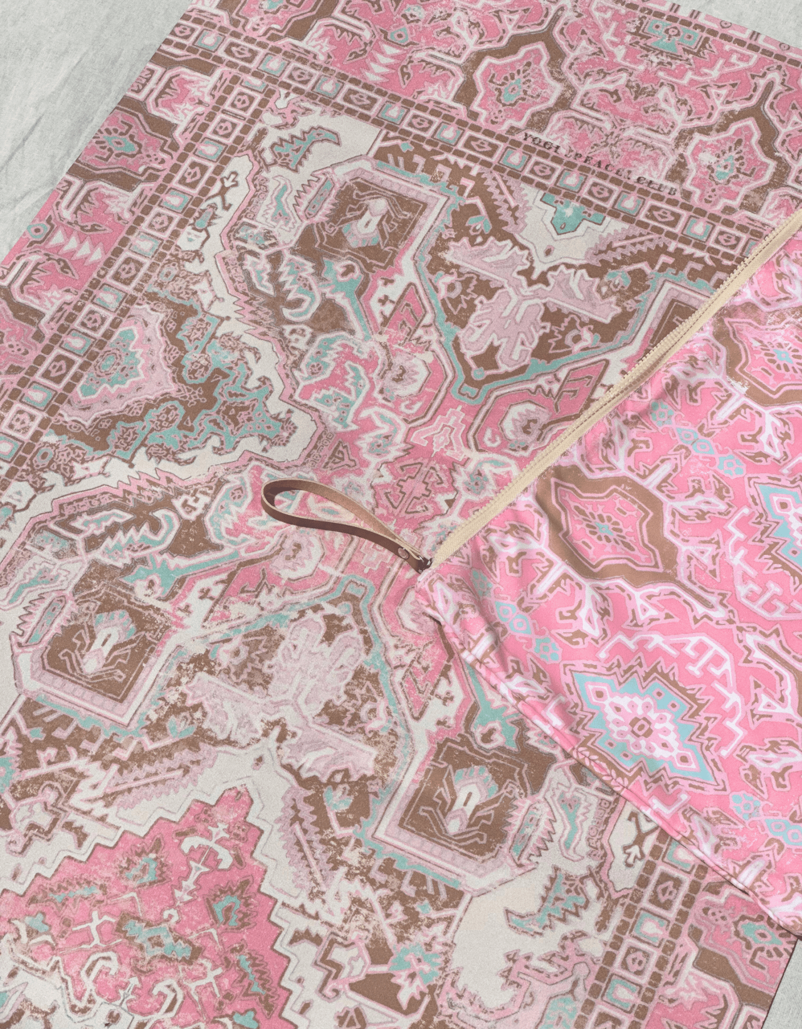 Travel Yoga Mat Oasis Pink 1 mm - COMING SOON - Yogi Peace Club - YOGA MAT