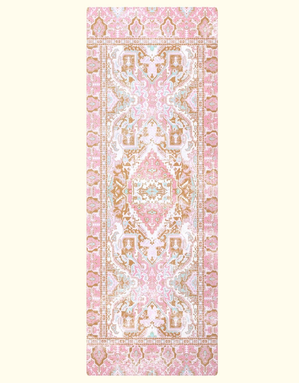 Travel Yoga Mat Oasis Pink 1 mm - Yogi Peace Club - YOGA MAT