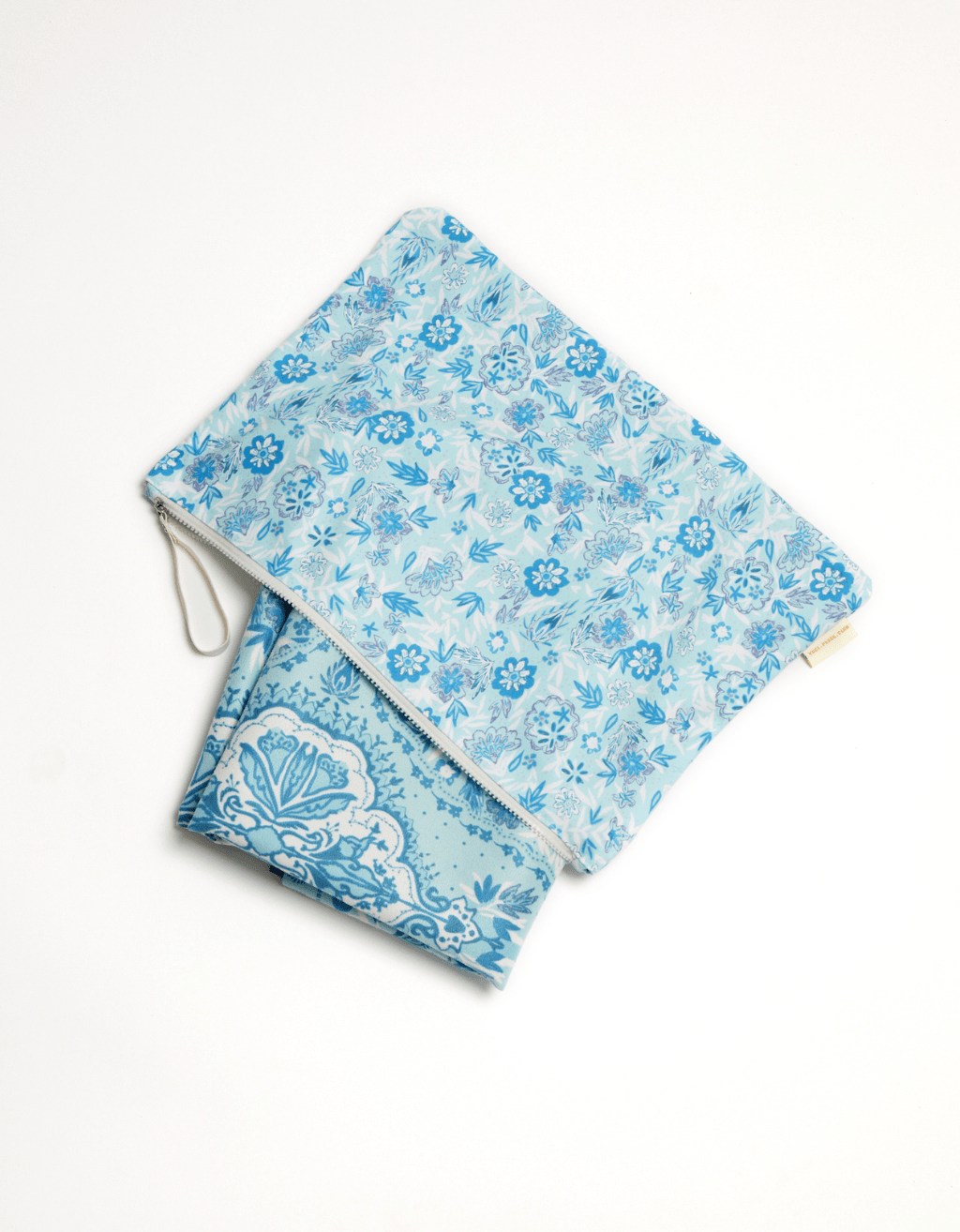 Travel Yoga Mat Salty Aqua 1 mm - Yogi Peace Club - YOGA MAT