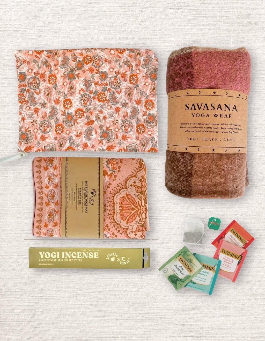 Twinings Travel Set - Salty Peach - Yogi Peace Club - YOGA PACK