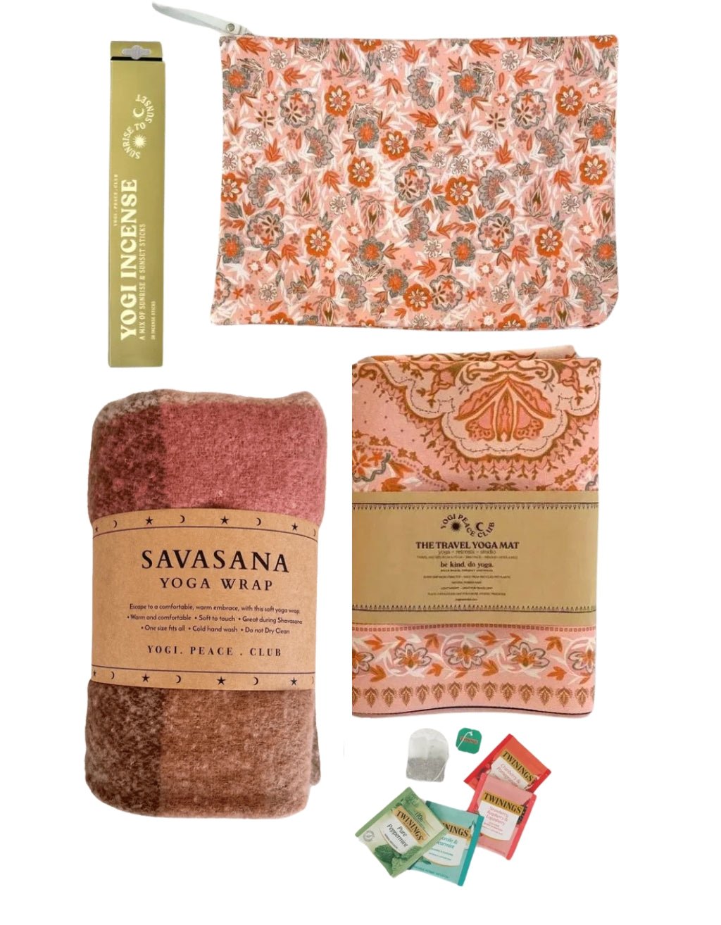 Twinings Yoga Travel Set - Salty Peach - Yogi Peace Club - YOGA PACK