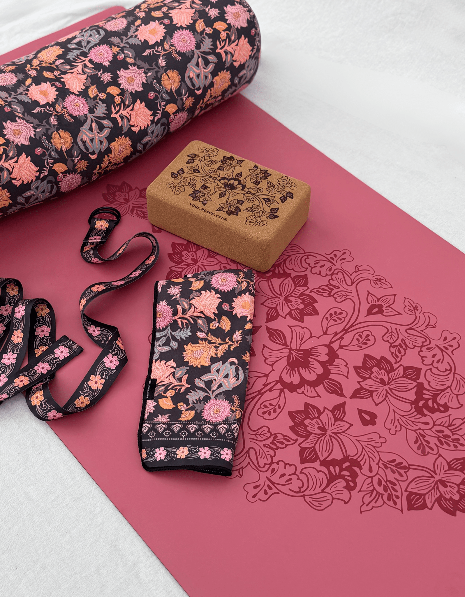 Ultimate Yoga Gift Pack - Lotus Bloom - Yogi Peace Club - Yoga Accessories
