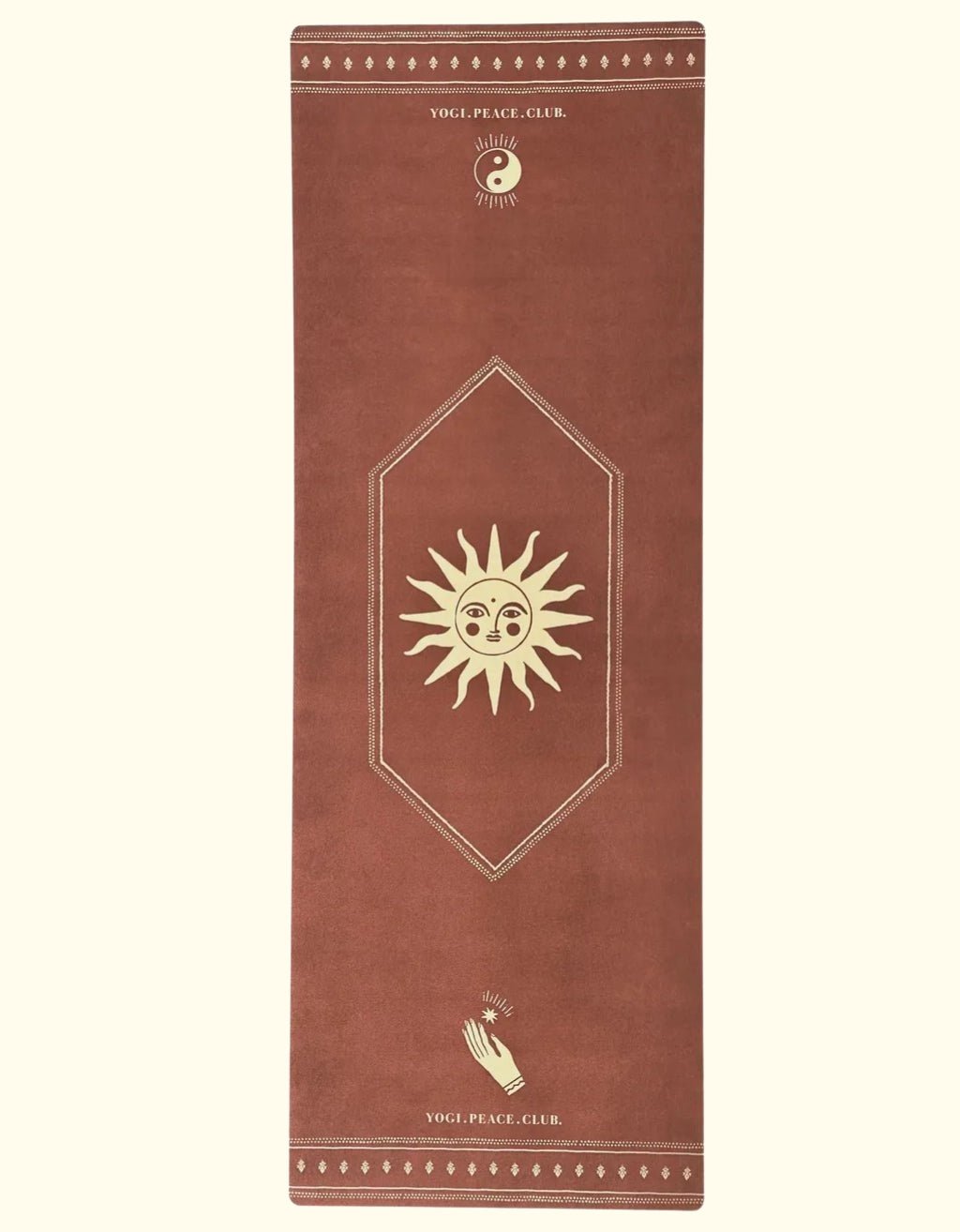 XL Ceremony Cinnamon Yoga Mat 6 mm - Yogi Peace Club - YOGA MAT