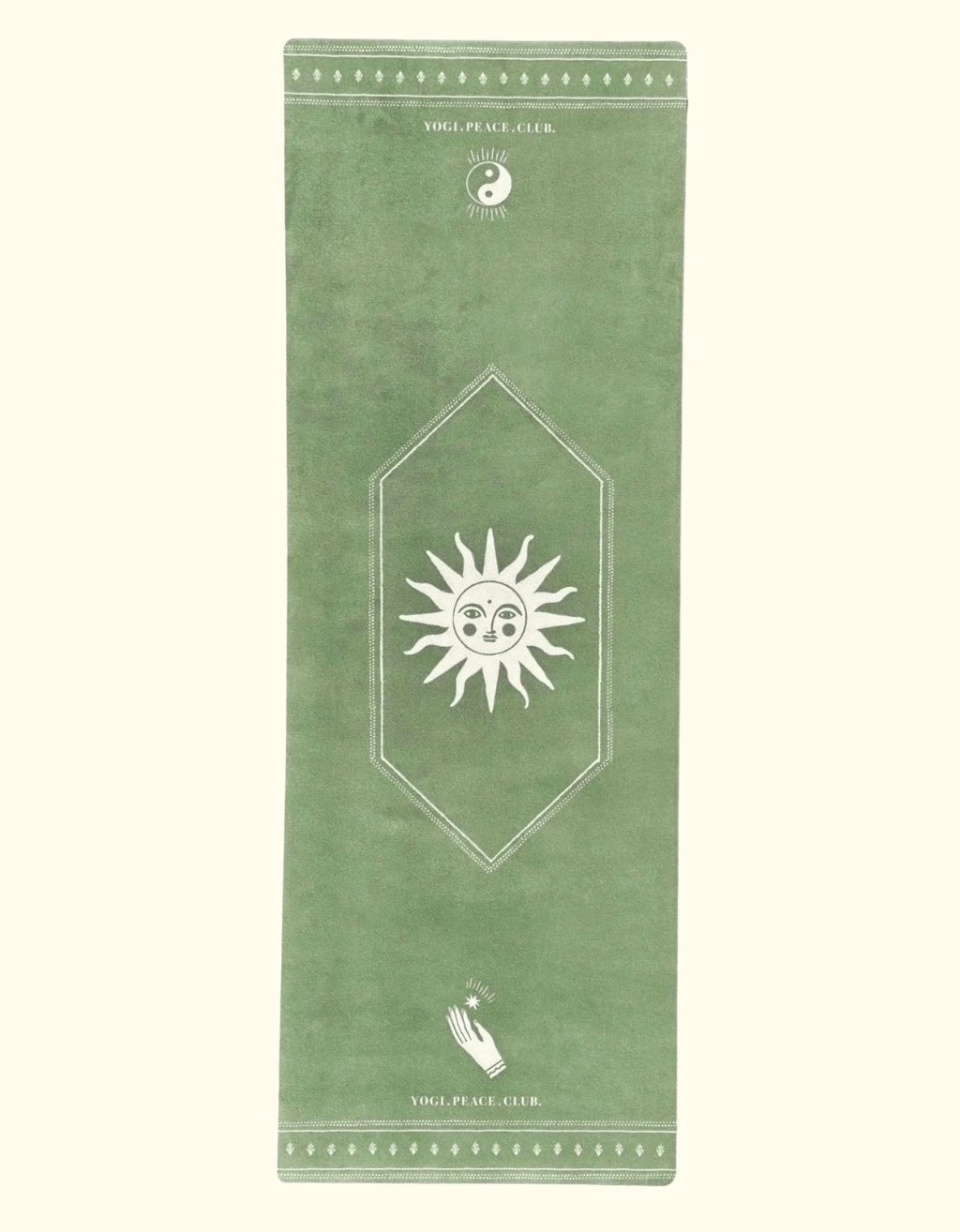 XL Ceremony Sage Yoga Mat 6 mm - Yogi Peace Club - YOGA MAT