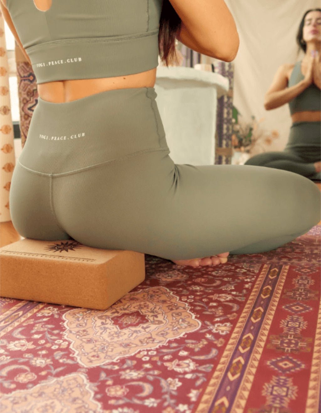 Yoga Pack - Desert Terracotta Yoga Mat + Block + Strap + Incense - Yogi Peace Club - YOGA PACK