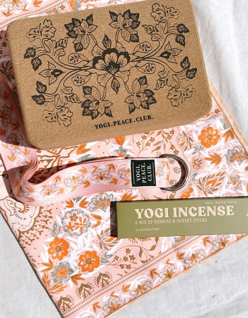 Yoga Props Pack - Salty Peach - Yogi Peace Club - YOGA PACK