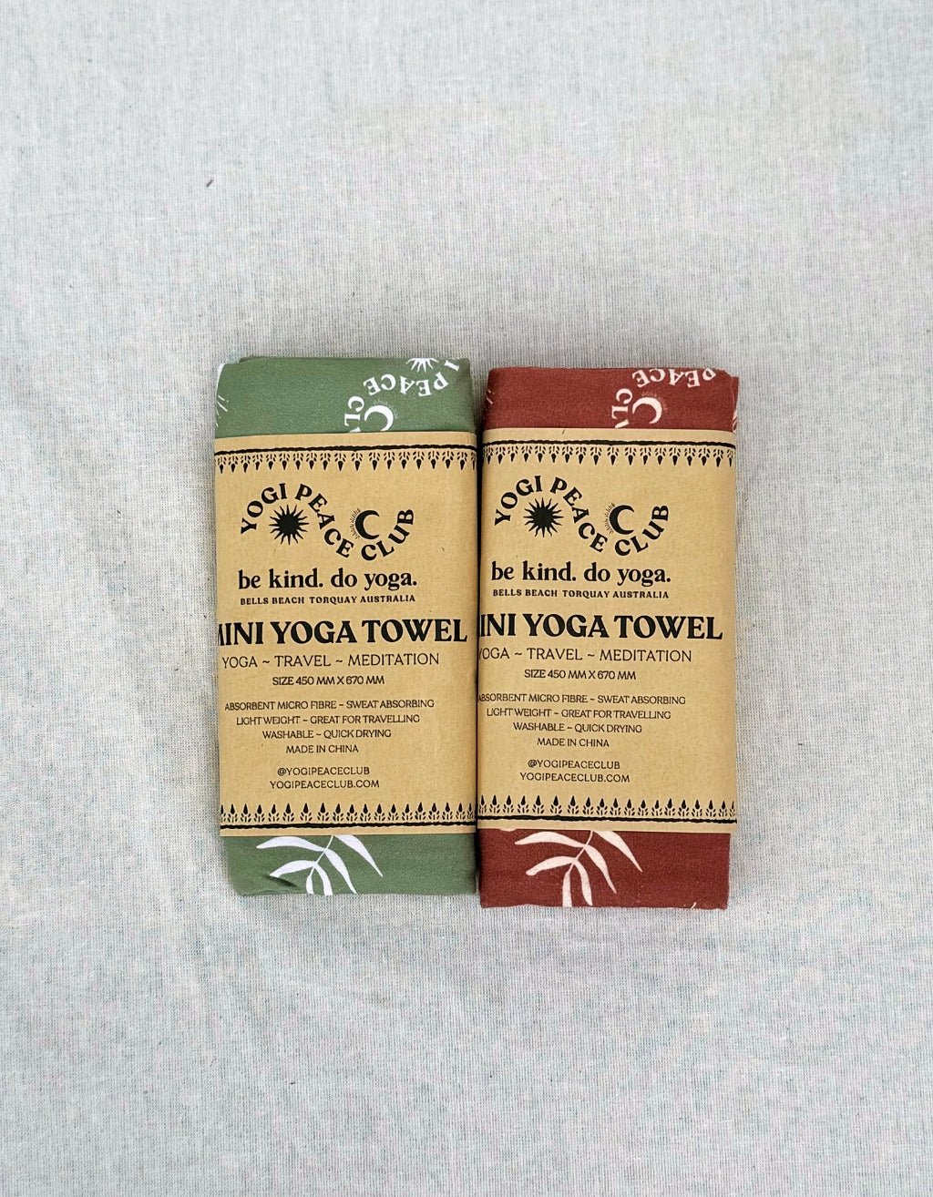 Yoga Towel 2 Pack - Ceremony - Yogi Peace Club - YOGA PACK