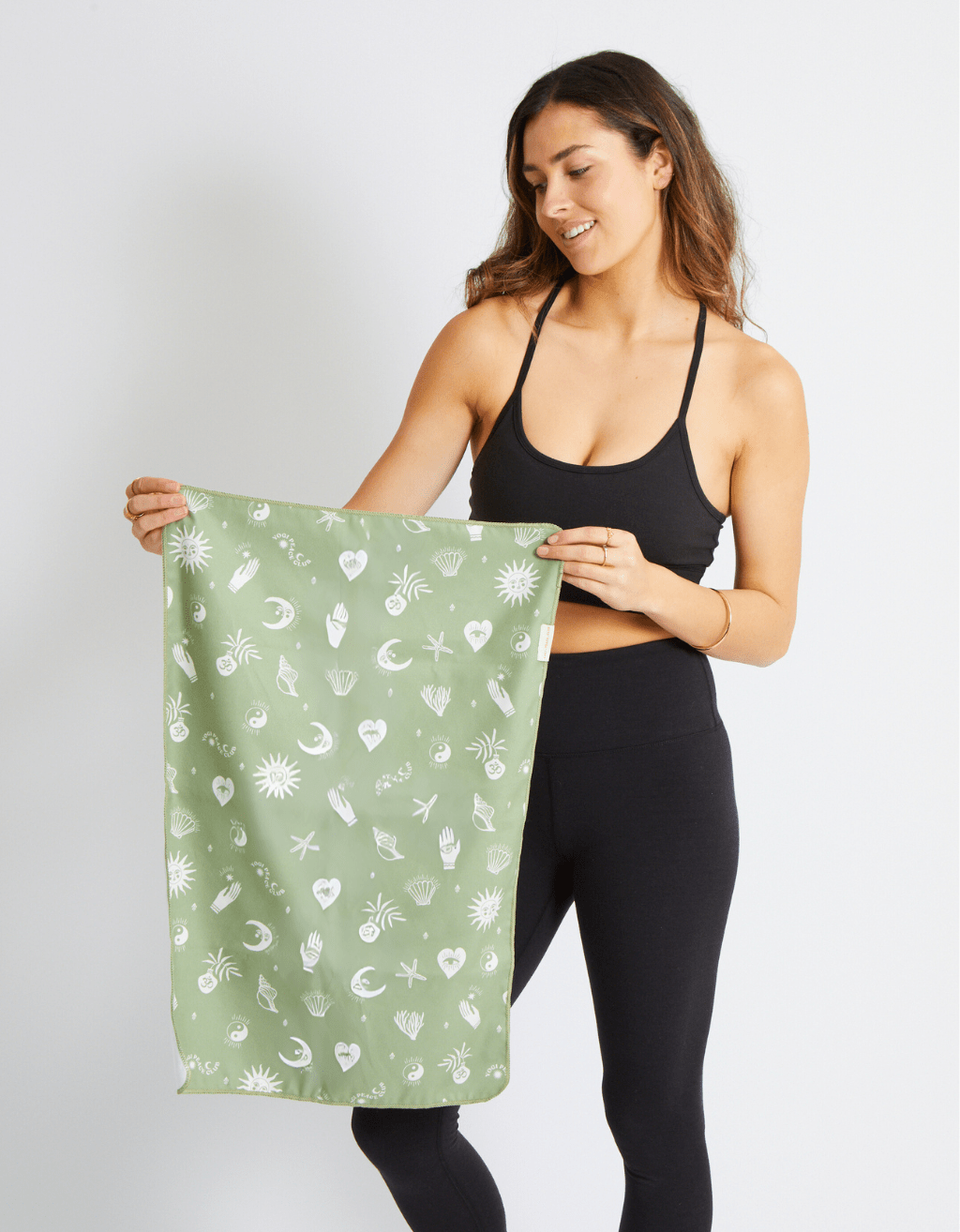 Yoga Towel Ceremony Sage - Yogi Peace Club - Yoga Accessories