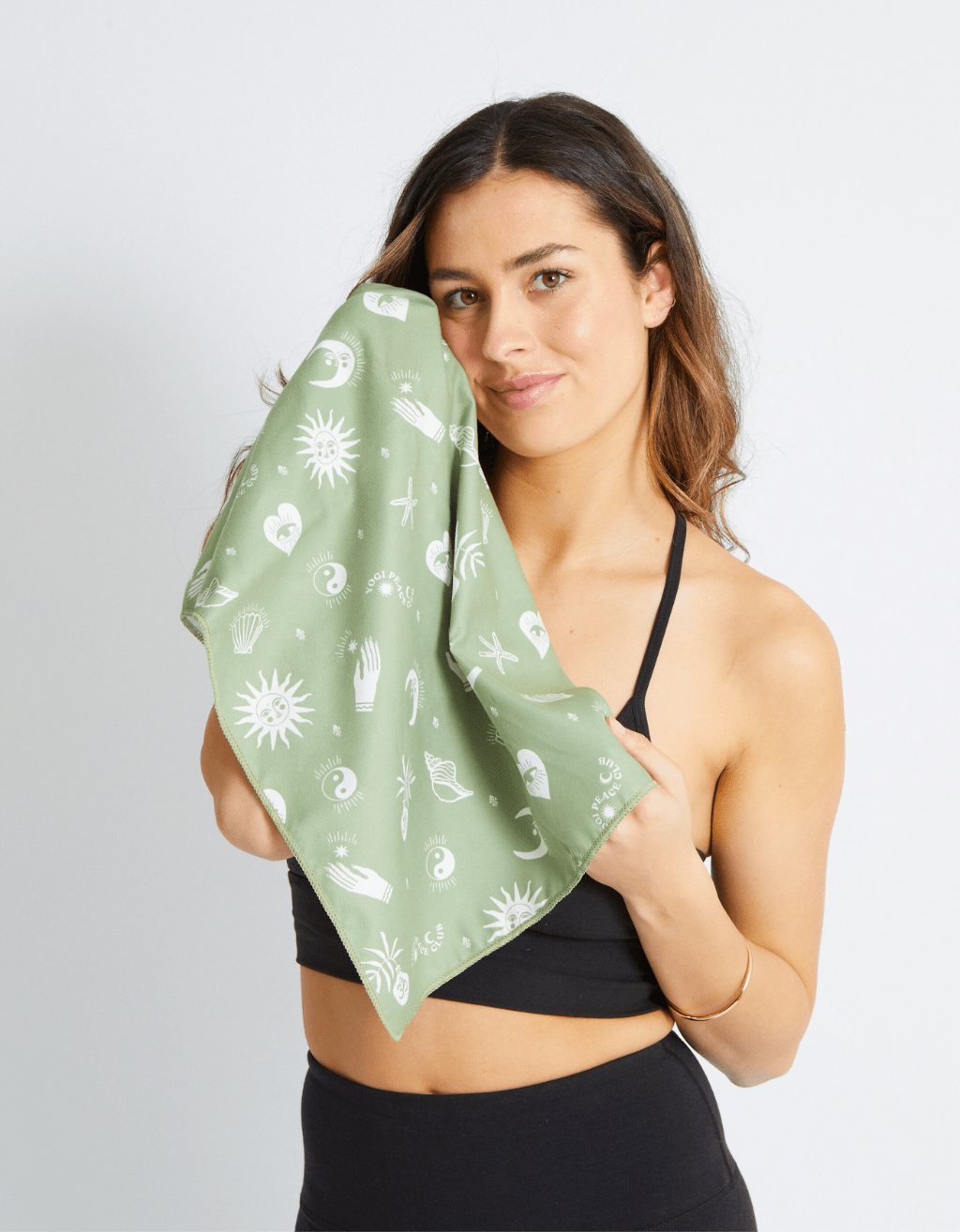 Yoga Towel Ceremony Sage - Yogi Peace Club - Yoga Accessories