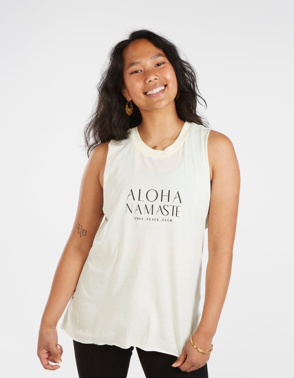 Aloha Namaste Yoga Tank - Yogi Peace Club - Yoga Top