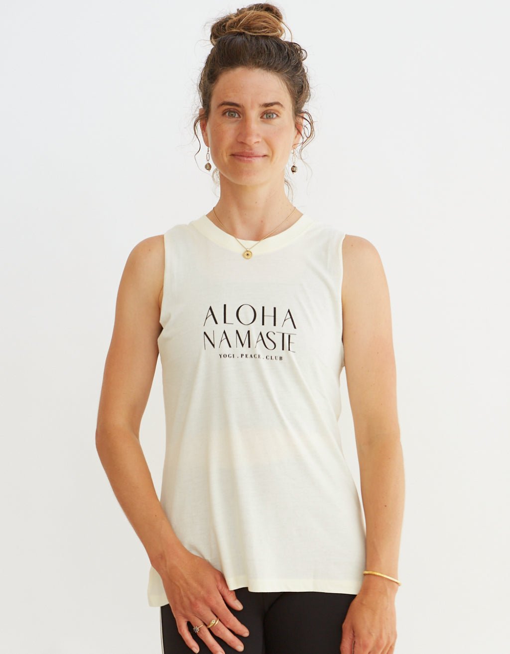 Aloha Namaste Yoga Tank - Yogi Peace Club - Yoga Top