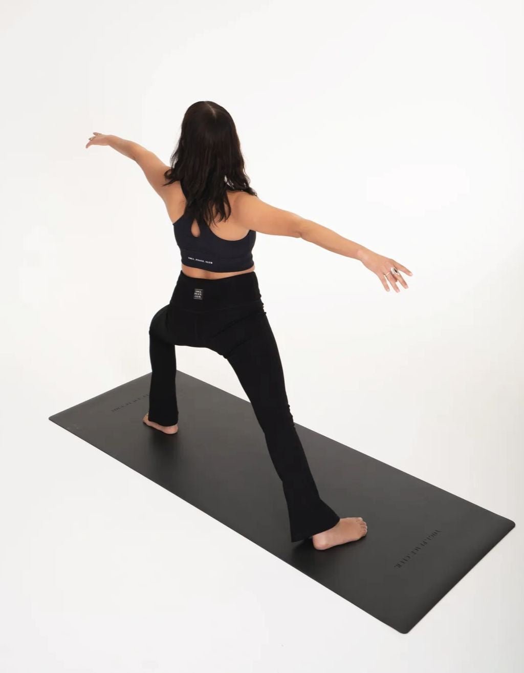 Classic Deluxe Black Yoga Mat + Strap - Yogi Peace Club - YOGA MAT