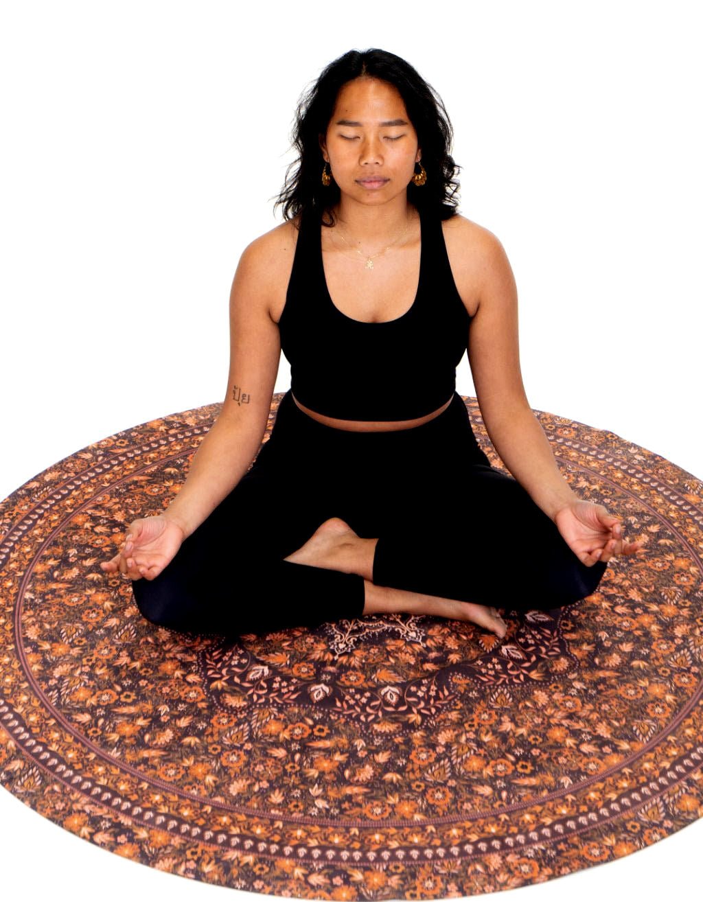 Meditation Yoga Mat - Earth Bloom - Yogi Peace Club - Yoga Mat