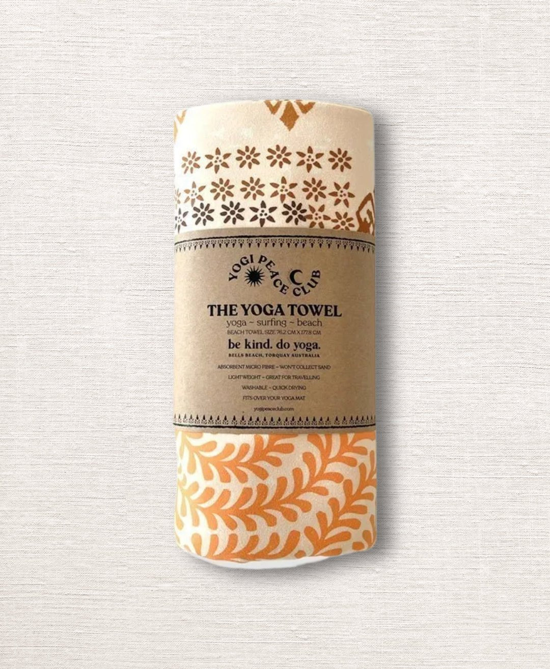 Yoga Towel - Nomad Honey - Yogi Peace Club - Towel